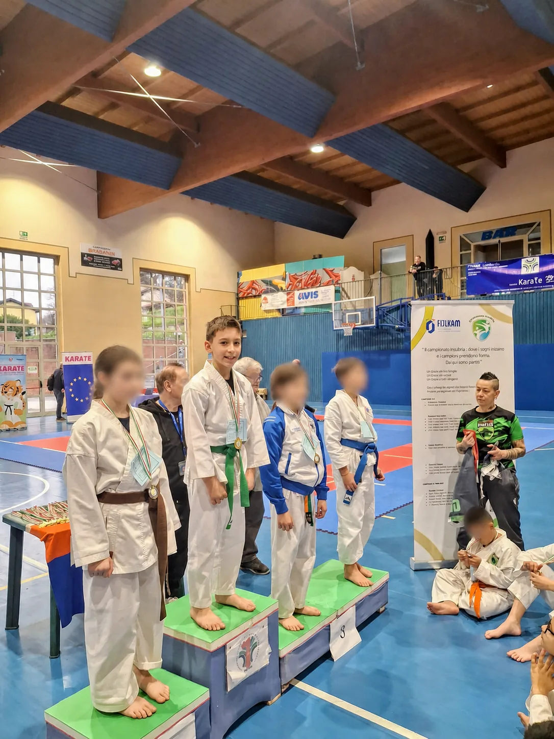Primo posto di un giovane atleta Goshin-Bushido nel Campionato dell'Insubria